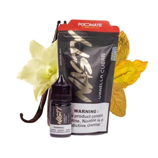 Vanilla Cuban - Nasty Podmate Salt | 30ML Vape Juice | 35MG,50MG - vape billiorsonn