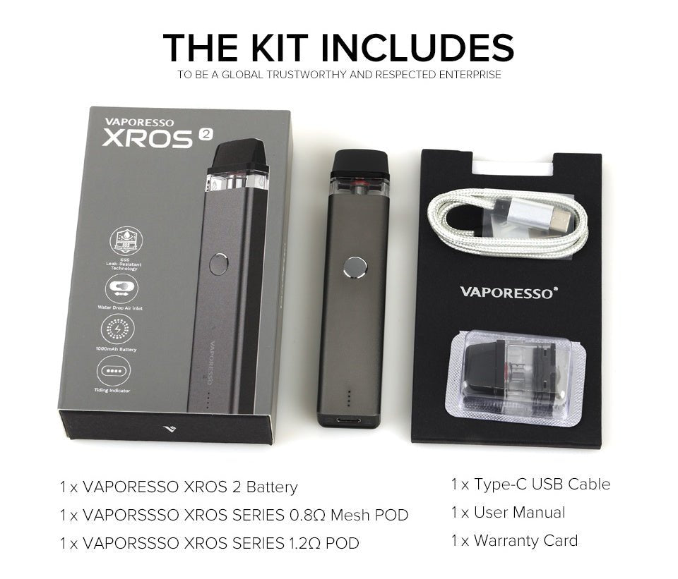 Vaporesso XROS 2 device with box India
