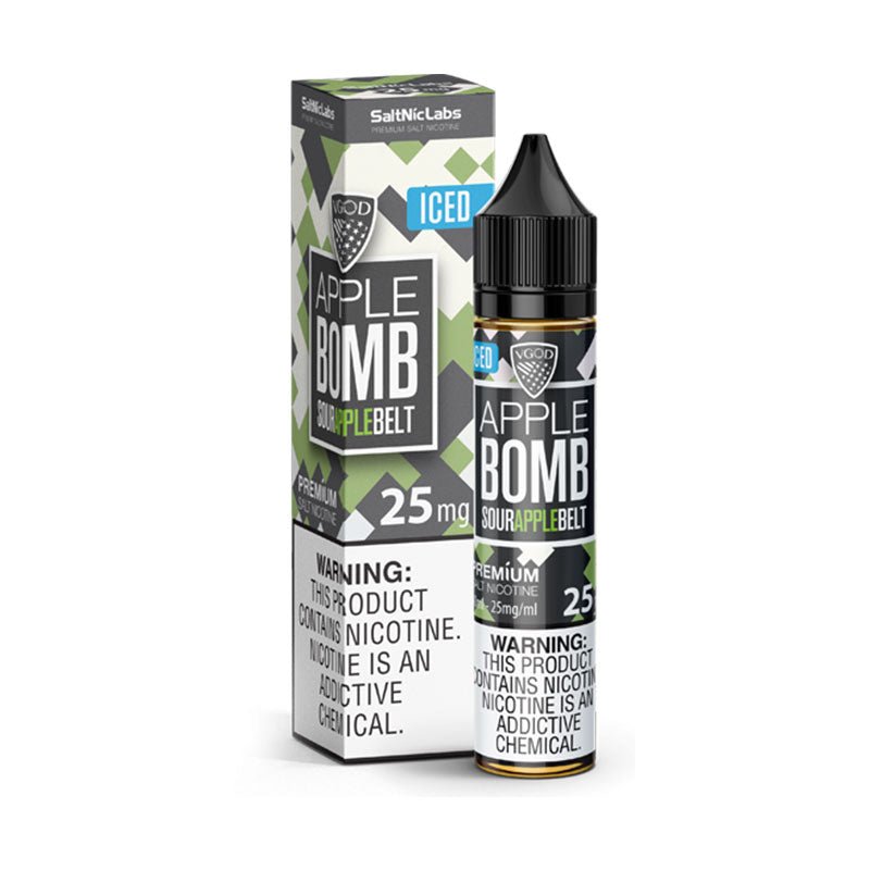 VGOD Apple Bomb Iced 30ml bottle and packaging India