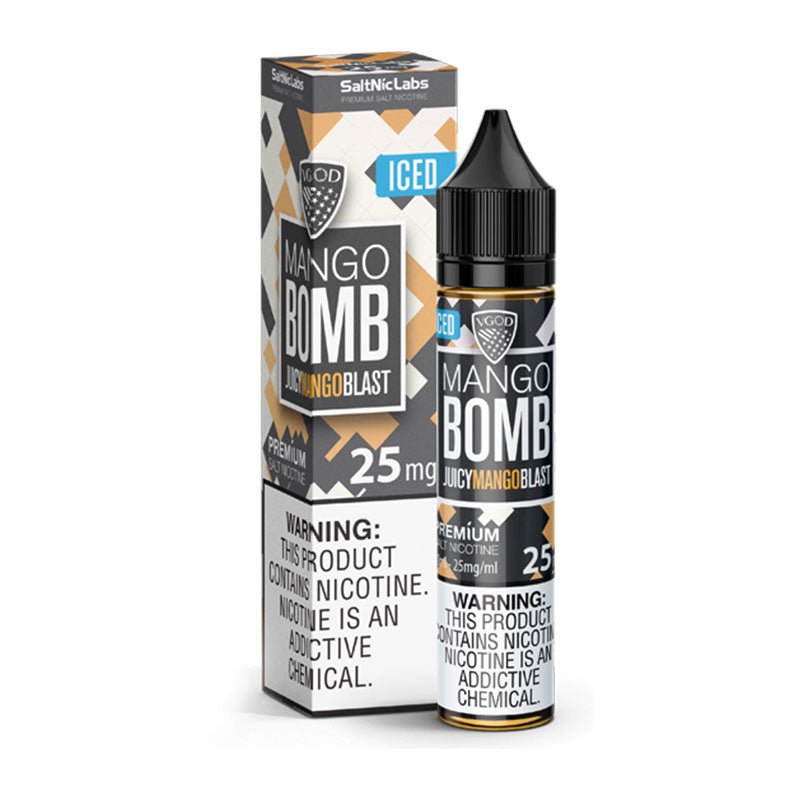 VGOD Iced Mango Bomb SaltNic 30ml bottle and packaging India